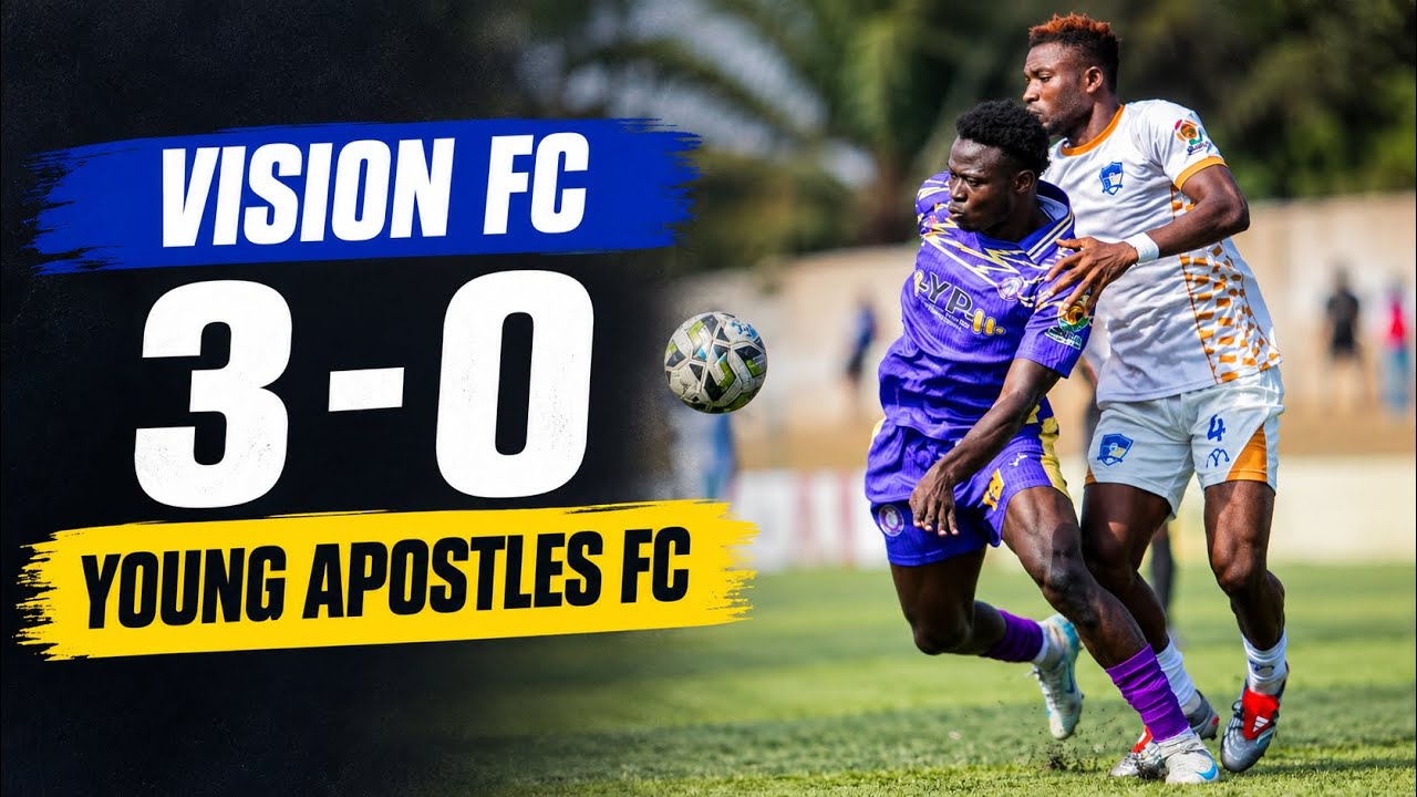 Vision FC 3-0 Young Apostles Match Report